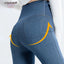 2024 Denim Women's Pants Micro Flared High Waist Abdomen Leggings New in Summer Stretch Sports Fitness Yoga Casual Pants Jeans