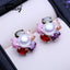 FENASY Natural Freshwater Pearl Earrings Wedding Engagement Bohemian Party Flower 925 Sterling Silver Stud Earrings
