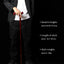 97cm Red Wooden Handle 3-Pieces Walking Stick Men Detachable German Beech Wood Walking Canes Women Fashion Walking Sticks