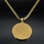 Islamic Muslim Allah Hip Hop Necklace for Men Women Stainless Steel Gold Color Pendant Necklaces Jewelry Gifts NZZZ490S05