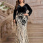 TOLEEN 2024 New Luxury Elegant Women Embroidery Long Sleeve Party Maxi Dress Plus Size Formal Evening Gown (Heavily Embellished)
