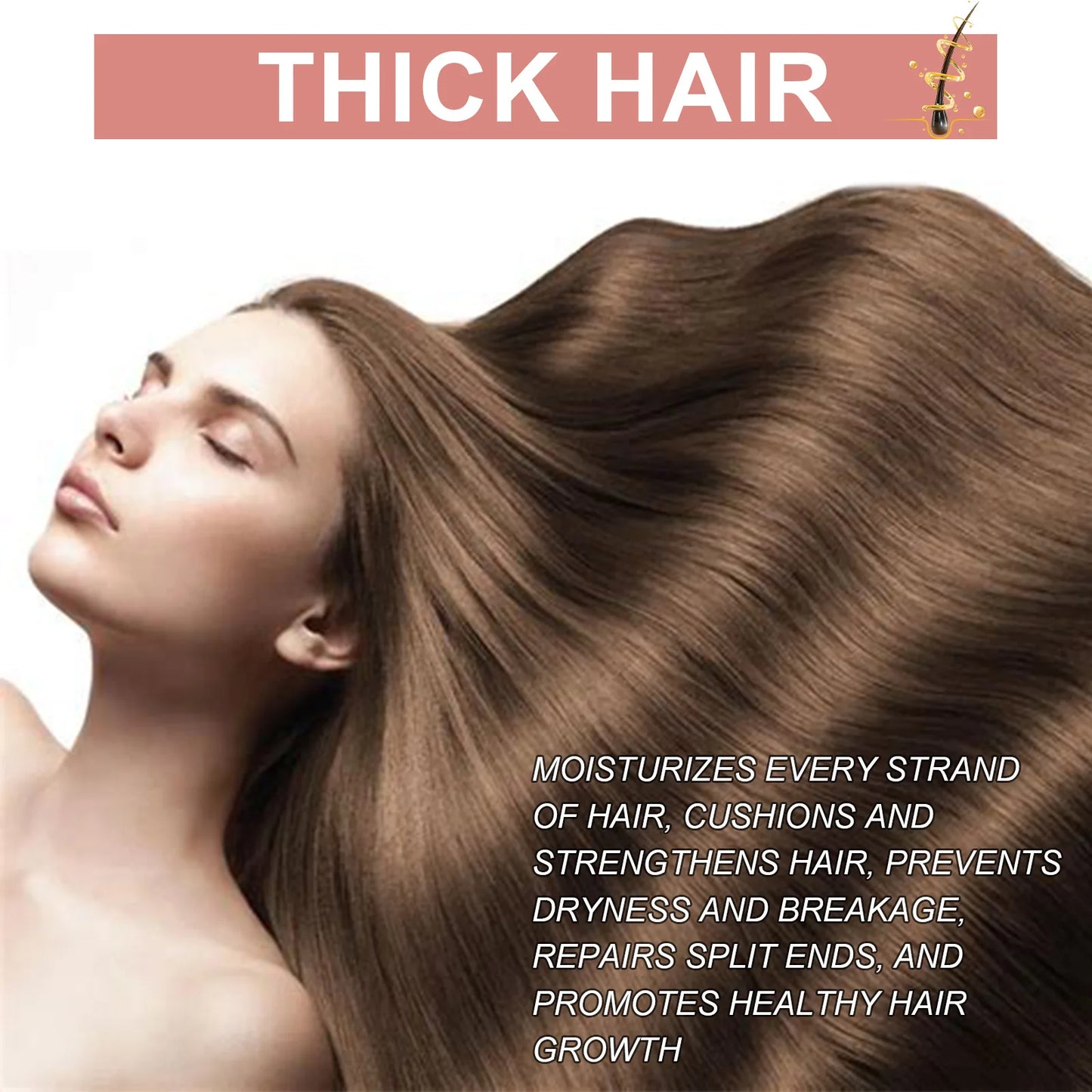 Hair Growing Serum Prevent Hair Loss Thinning Scalp Massage Treatment Repair Tight Roots Nourishing Moisturize Hair Care Liquid