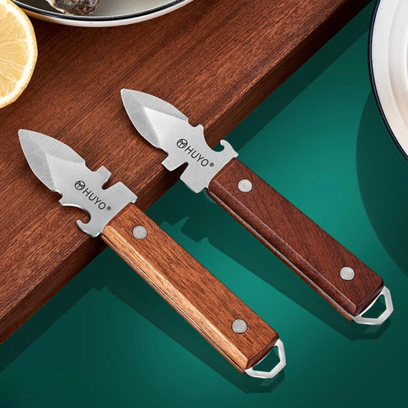 Thickening Stainless Steel Oyster Knife Simple Household Scallop Oyster Shell Opener Commercial Multifunction Shell Prying Tools