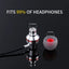 1-3Pairs Ear Pads For Headphones Earphone Tips Silicone Ear Tips S M L In-ear Earphone Cover Earbuds Eartips Replace Accessories