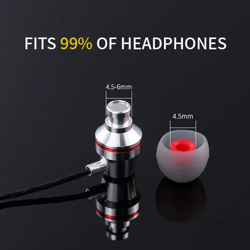 1-3Pairs Ear Pads For Headphones Earphone Tips Silicone Ear Tips S M L In-ear Earphone Cover Earbuds Eartips Replace Accessories