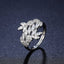 2023 New 4-piece Cubic Zirconia Women's Jewelry Necklace Earrings Bracelet Rings Bridal Wedding Jewelry Set