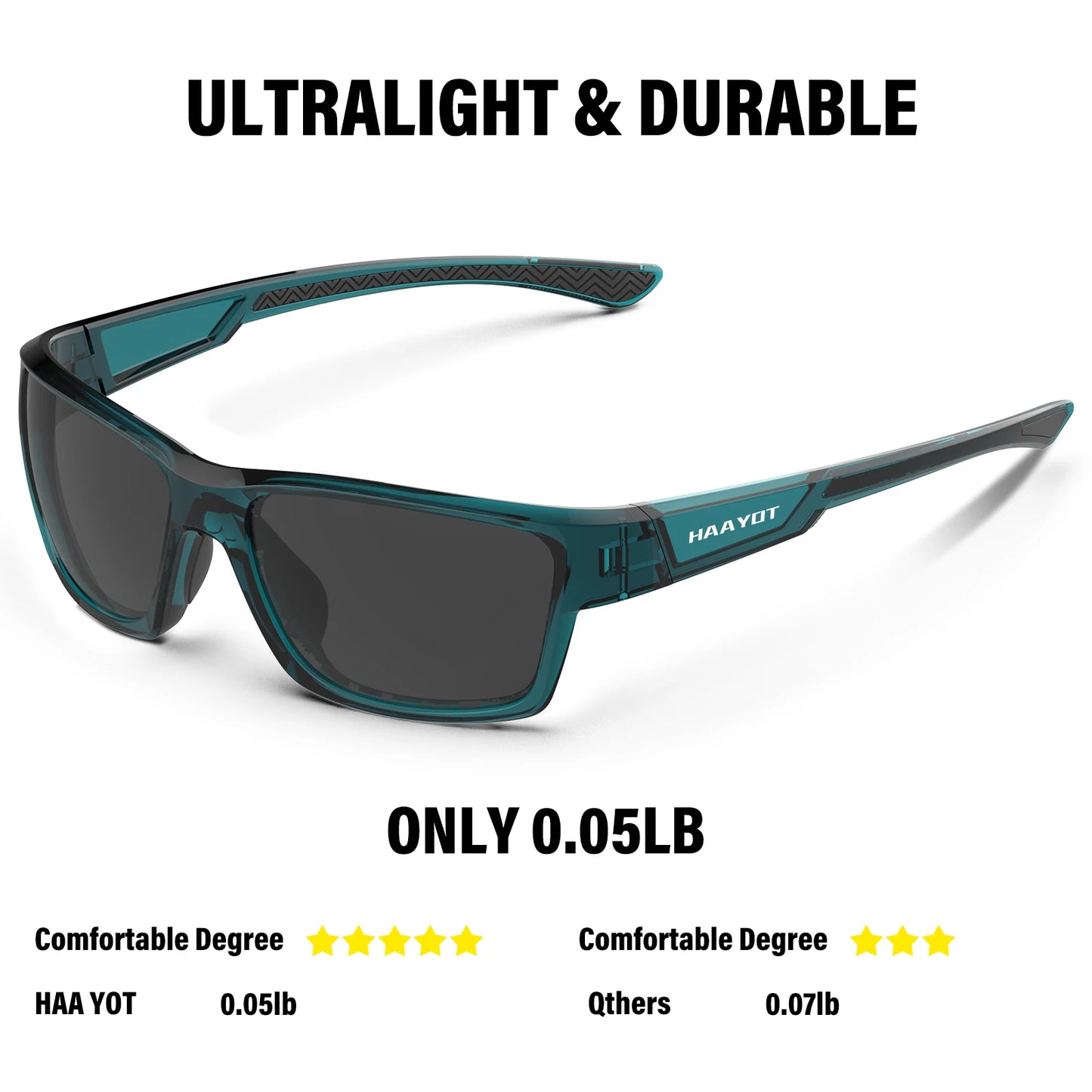 SUUKAA High Quality Polarized Sunglasses Fishing Eyewear Sports Glasses for Men Women Outdoor Cycling Camping Driving Surfing