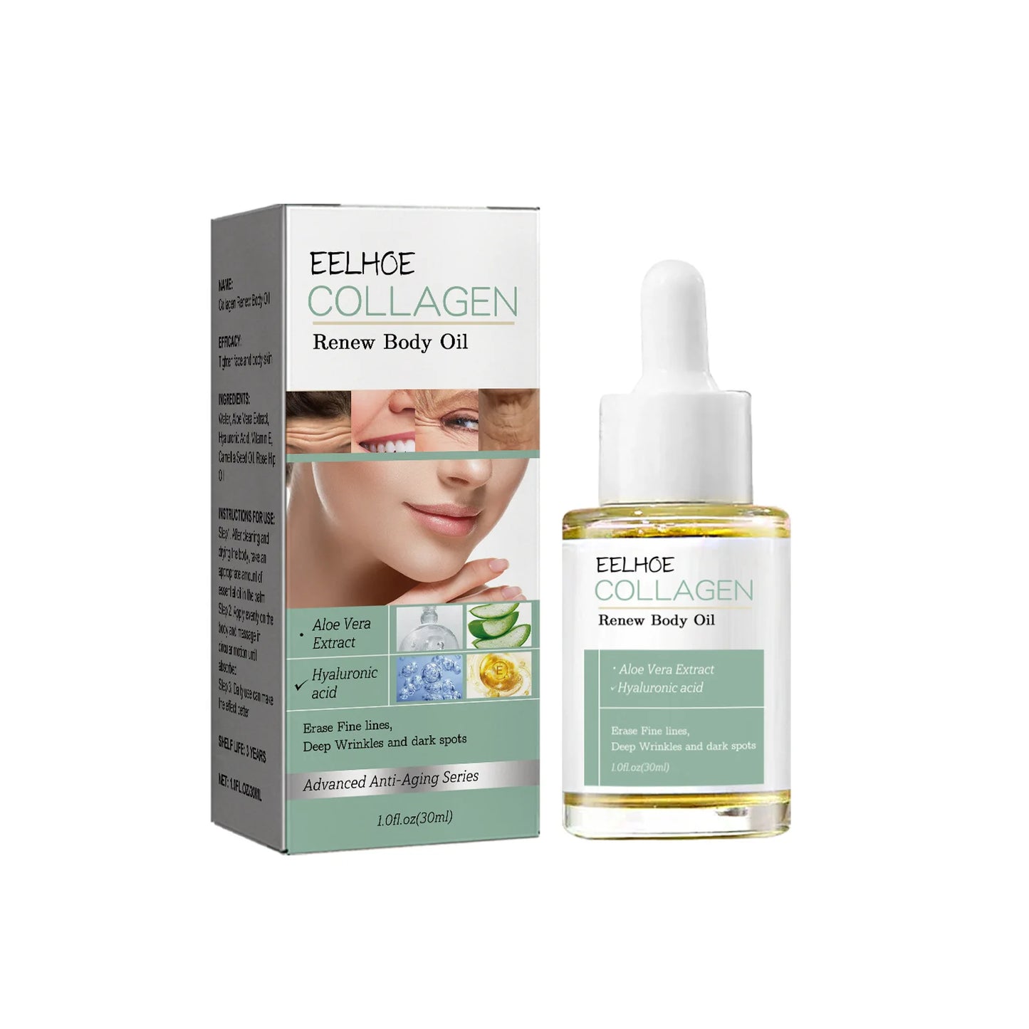 Collagen Lifting Oil Slim Leg Breast Tightening Hip Lift up Cellulite Remover Tummy Waist Firming Weight Loss Body Slimming Oil