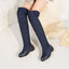 2023 Winter Waterproof Women's Knee-high Boots Warm Cotton Material Windproof Knee Protection Snow Boots Long-lasting Wear