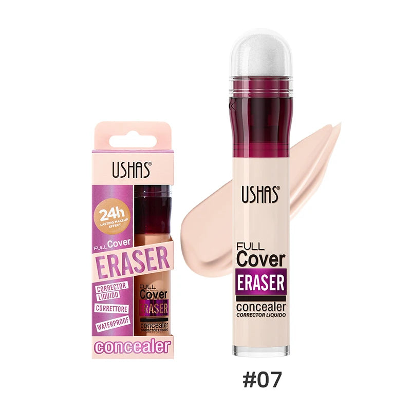 New Sponge Head Concealer For Dark Circles Freckles Acne Pigmentation And Blemishes Long Lasting Moisturizing Liquid Foundation