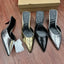 High Heels Women Sandals Sexy Pointed Toe Ladies Stilettos Footwear 2025 Summer Party Fashion Female Mules Shoes Plus Size 42