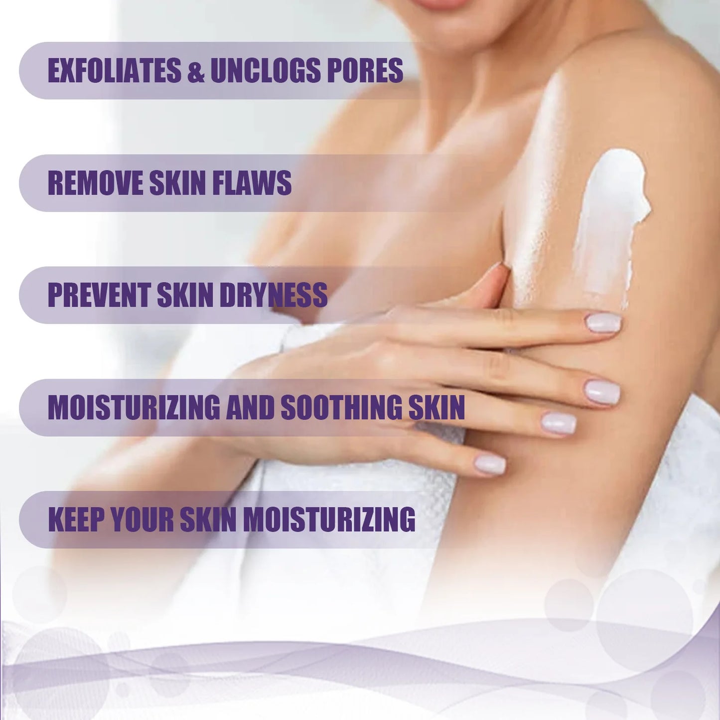 EELHOE Chicken Skin Repair Cream Curing Keratosis Pilaris Skin Treatment Body Lotion Deep Moisturizing Softening Whitening Cream