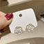 Colorful Daisy Earrings Light Luxury Fashionable Exquisite High Grade Sweet Cute Earrings Simple Girl's Daily Party Jewelry Gift