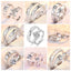 2PCS Fashion Exquisite Silver Color Couple Paired Ring For Women Men Opening Adjustable Engagement Wedding Gift Jewelry Accessor
