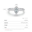 MODIAN Exquisite Luxury Marquise Cut CZ Ring 925 Sterling Silver Ring for Women Wedding Engagement Gift Fine Jewelry Accessories