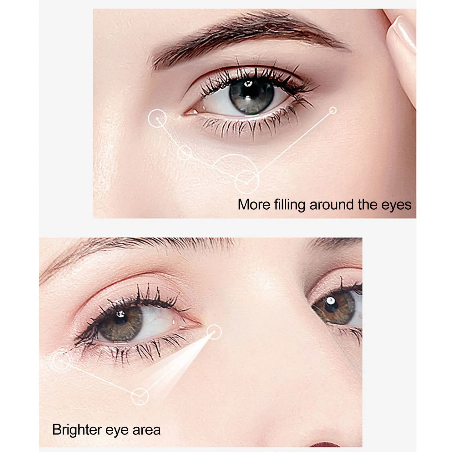 EELHOE Anti Dark Circles Eye Cream Remove Bags Anti-Puffiness Moisturizing Whitening Fade Fine Firm Lines Anti Wrinkle Eye Care