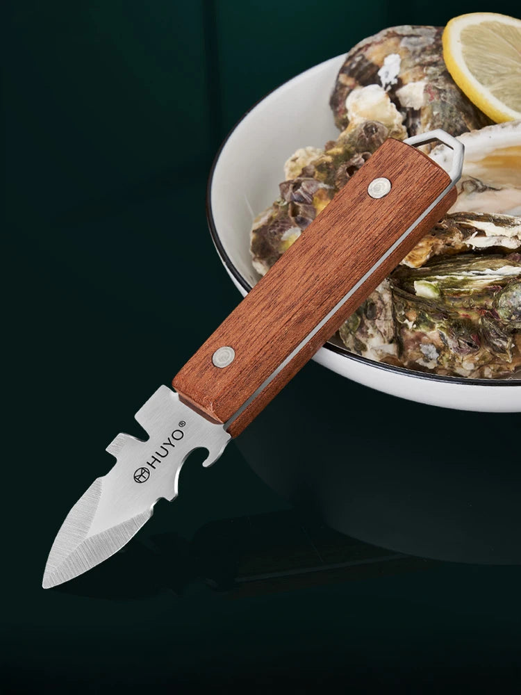 Thickening Stainless Steel Oyster Knife Simple Household Scallop Oyster Shell Opener Commercial Multifunction Shell Prying Tools