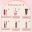 HiVi Makeup Gift Box Powder Glue Record Limited Lipstick Powder Makeup gift box set Valentine's Day gift for your wife