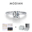 MODIAN 1CT Moissanite Ring Delicate Square Cushion Cut Lab Diamond Ring 925 Sterling Silver Wedding Statement Jewelry For Women
