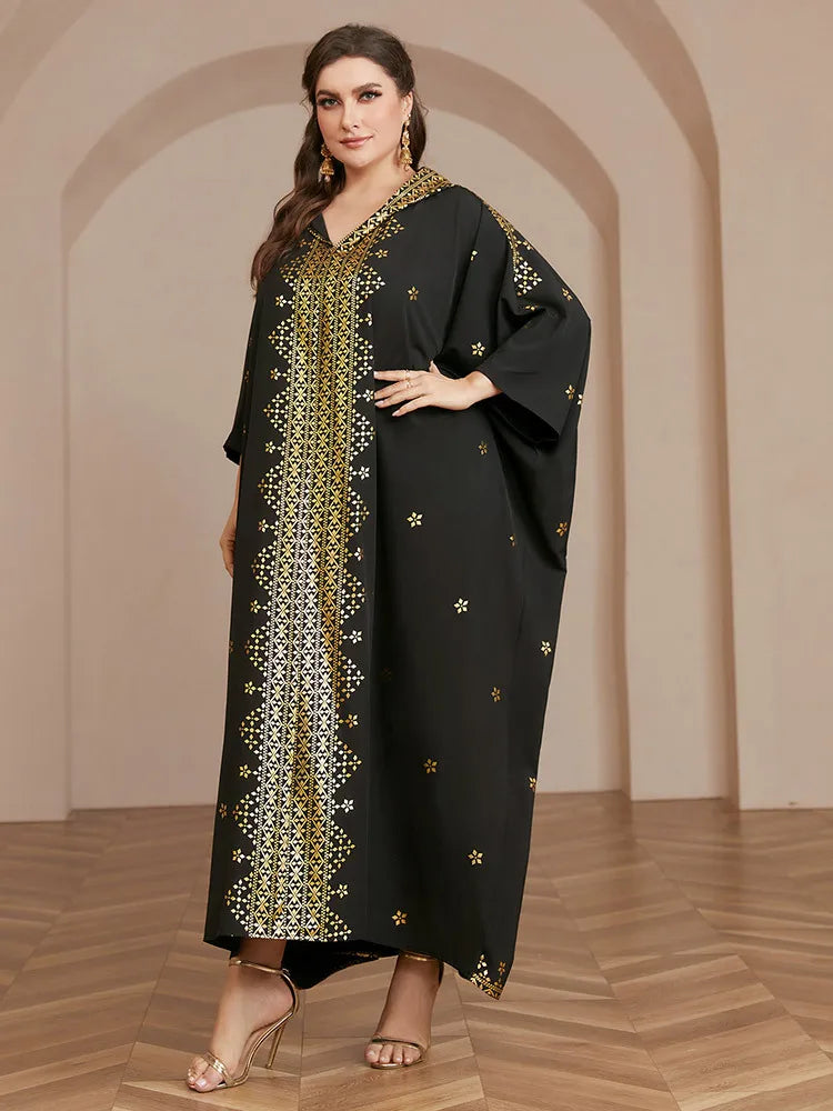 Kaftan Hooded Abaya for Women Muslim Loose Party Dress Caftan Mubarak Jalabiya Djellaba Marocain Turkey Dubai Robe Gowns Casual