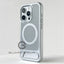 Luxury Heat Dissipation For Magsafe Case For iPhone 15 14 Plus 13 12 Pro Max Breathable Wireless Charger Stand Shockproof Cover