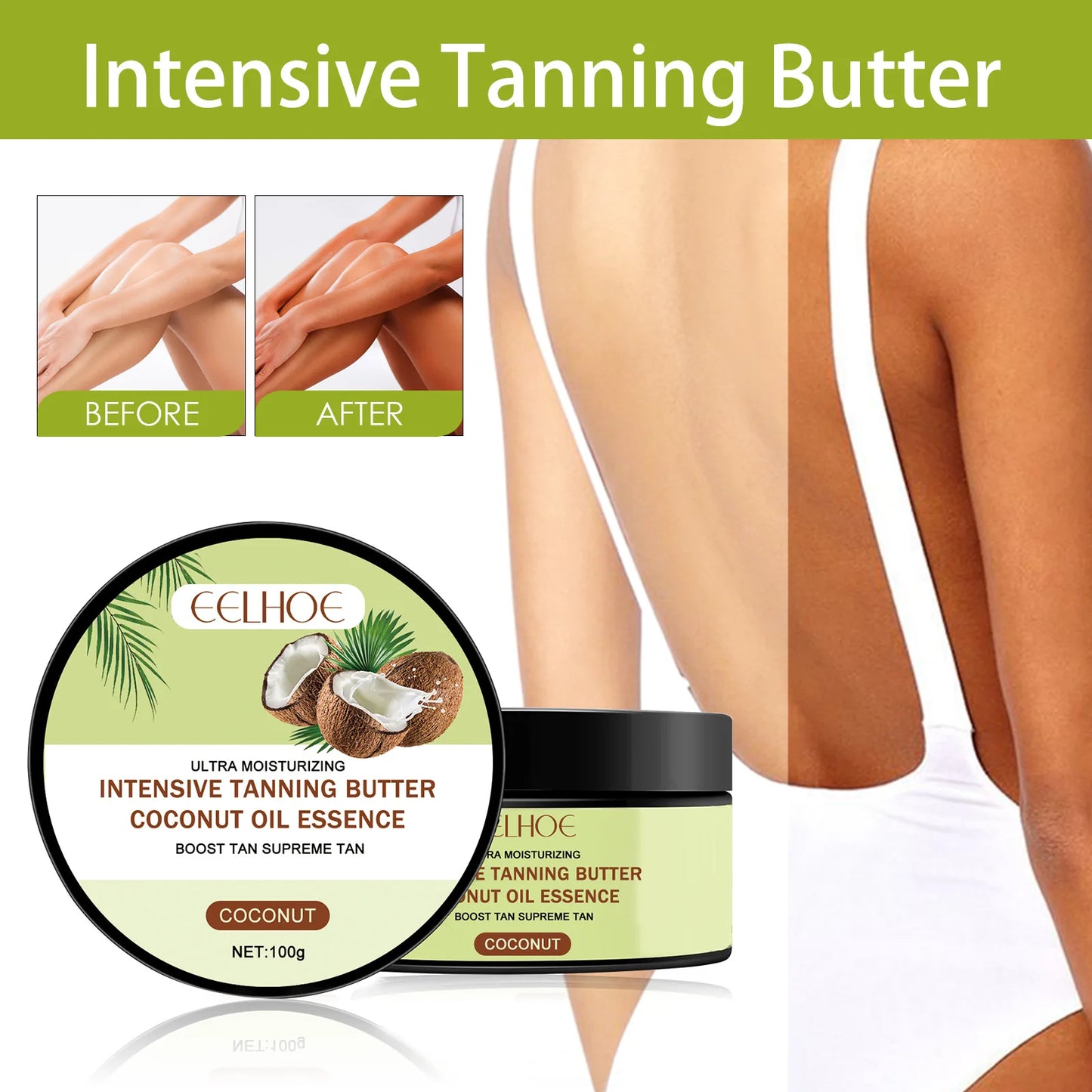 Tanning Accelerator Cream Sunless Intensive Tan Bronzer Without UV Damage After Sun Repair Outdoor Solarium Body Tanning Lotion