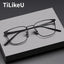 Pure Titanium Large Square Eyeglass Frame Men Business Retro Leisure Myopia Anti-blue Light Glasses Frame Male Spectacle Eyewear