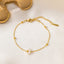 European American Style Light Luxury Handmade Bead Chains Flower Necklaces Women Romantic Temperament Bracelets Banquet Jewelry