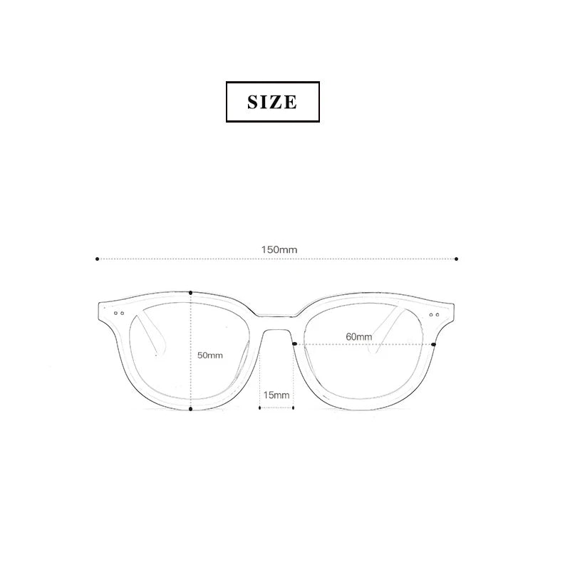 New Board Plate Square Frame Polarized Sunglasses for Men Fashion Trend Retro Style Light Luxury Personalized Glasses for Women
