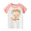 Baby Animal On Swings Heat Transfers For Kids Clothing Elephant Tigers Lion Stickers On Clothes Diy Thermal Patches Decals