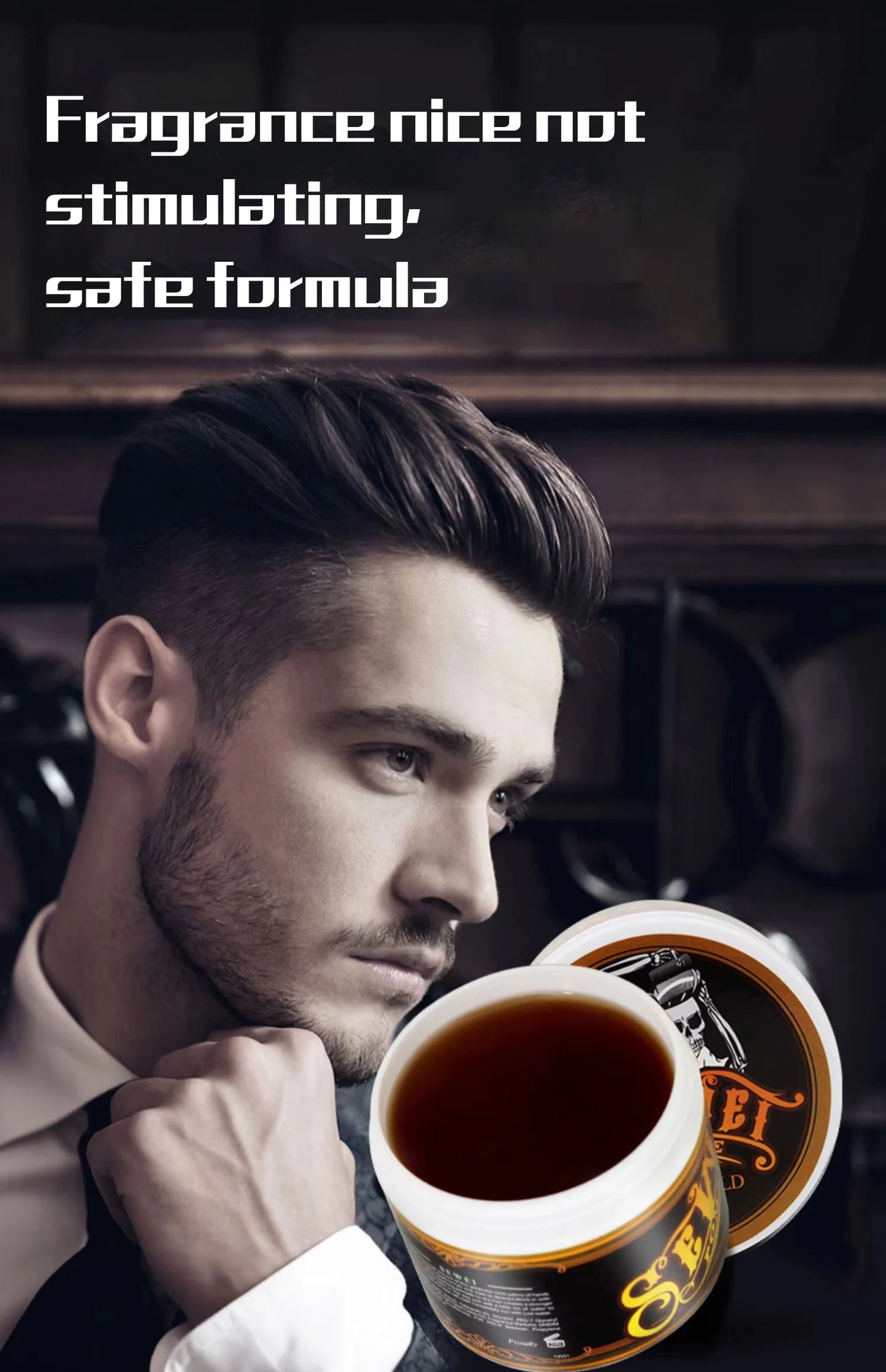 Salon Hairdresser Styling Hair Pomade Barber Stylist Restoring Ointment Professional Men's Hairstylist Gel Hairdressing Supplies