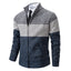 Cardigan sweater men's autumn and winter new stand-up sweater trend sweater coat