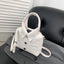 PU Square Compact Shoulder and Crossbody Bags Unique Design High Quality Handbags for Women 2024 Designer Style Leopard Print