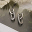 Square Earrings Gold Color Geometric Square Hoop Earrings for Women Huggie Punk Hip-Hop Metal Round Circle Jewelry Wholesale