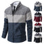Cardigan sweater men's autumn and winter new stand-up sweater trend sweater coat