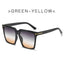 MUSELIFE Fashion Square Sunglasses Designer Luxury Women's Cat Eye Sunglasses Classic Retro Glasses UV400