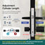 V1 Pro+ Version Adjustable TUYA or TTLock APP Fingerprint Password Digital RFID Card Cylinder Smart Door Lock for Home Hotel