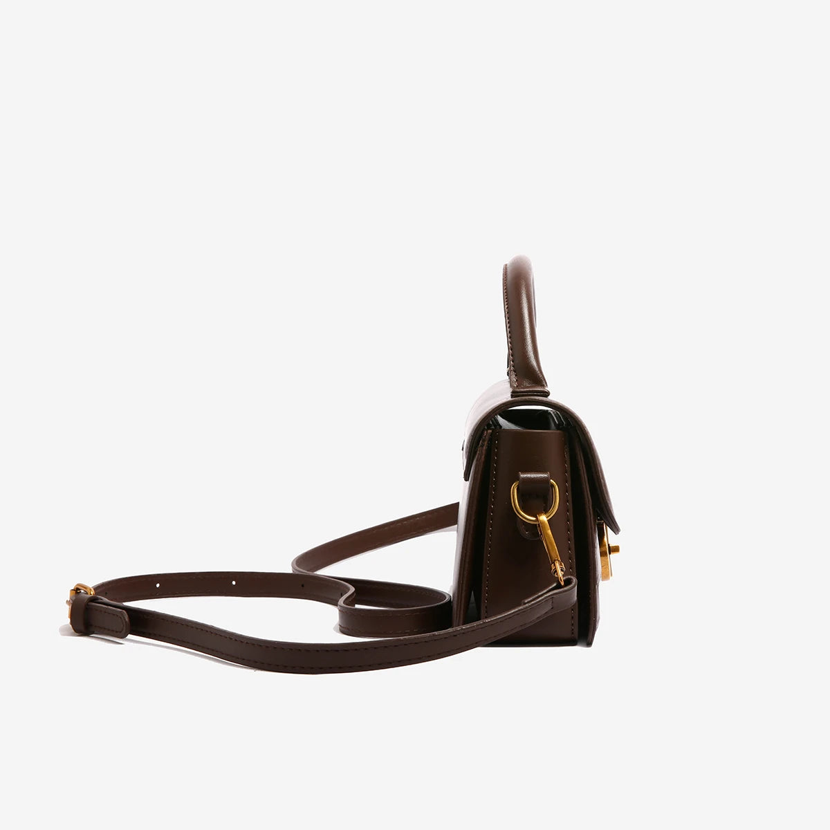 Small Leather Armpit Bags for Women, Chain Shoulder, Crossbody Bag, Ladies Vintage Underarm Handbags, Summer