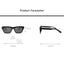 New Men Women Personalized Trendy Polarized Sunglasses Fashion Wrap Square Frame Ins Eyewear Show Small Facial Features