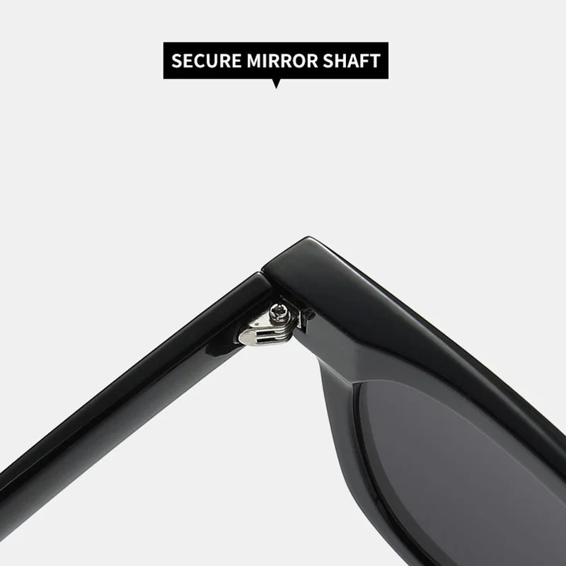 New Tortoiseshell Color Pc Sunglasses for Men Small Face Fashion Trend Covering Face Slimming Square Frame Women's Eyewear