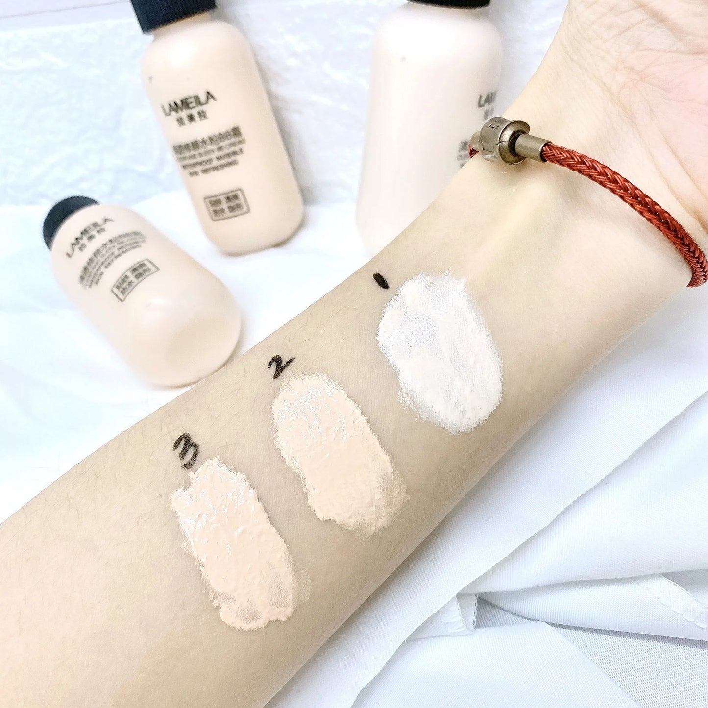 1PCS Matte Liquid Foundation Waterproof Makeup Cream Cover Dark Circle Corrector Concealer Whitening Face Foundation Cosmetics