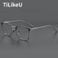 Pure Titanium Large Square Eyeglass Frame Men Business Retro Leisure Myopia Anti-blue Light Glasses Frame Male Spectacle Eyewear