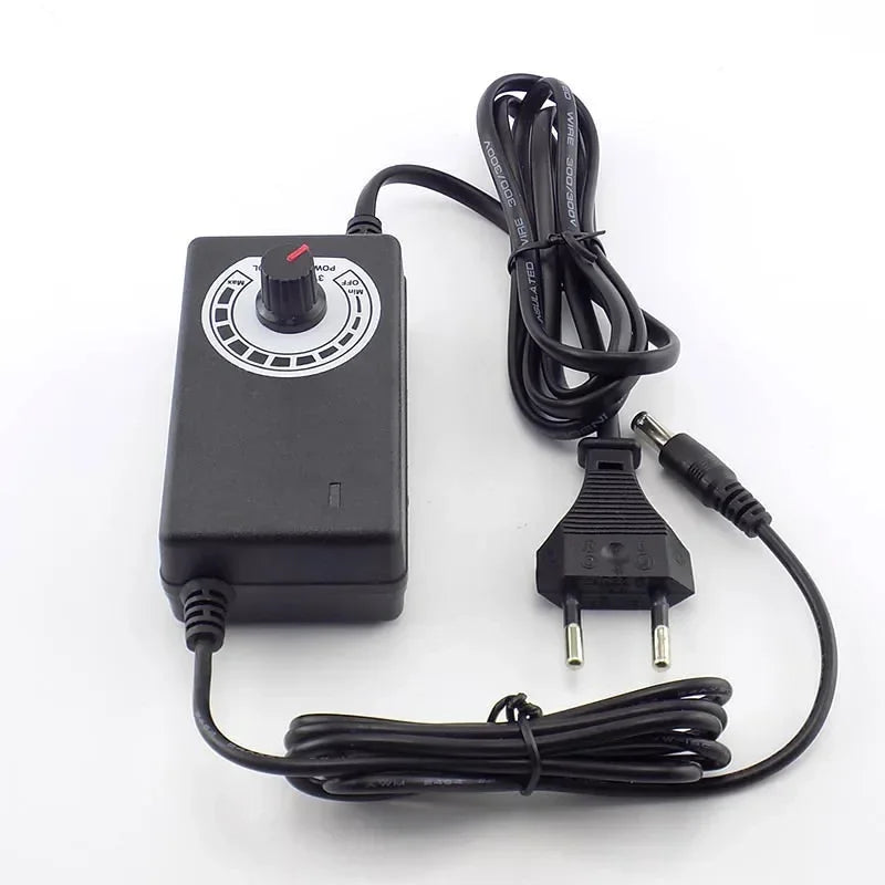 Plug AC 100-240V to DC 3-12V 2A power adapter 24W Adjustable Power Supply Adapter Motor Voltage Regulator
