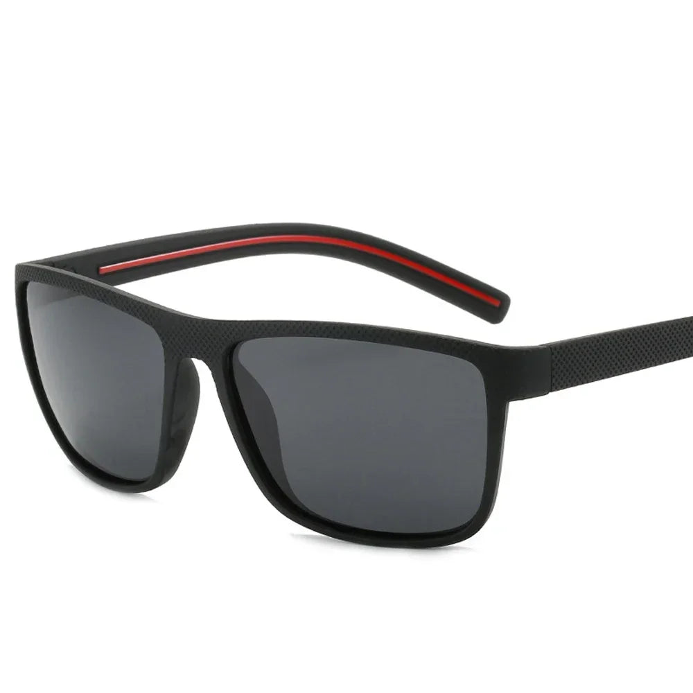 MUSELIFE Brand Polarized Sunglasses For Men Plastic Oculos de sol Men's Fashion Square Driving Eyewear Travel Sun Glass