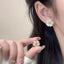 Colorful Daisy Earrings Light Luxury Fashionable Exquisite High Grade Sweet Cute Earrings Simple Girl's Daily Party Jewelry Gift