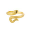 Punk Snake Rings For Men Women Exaggerated Stainless Steel Siver Color Opening Adjustable Rings Fashion Jewelry Accessories