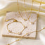 European American Style Light Luxury Handmade Bead Chains Flower Necklaces Women Romantic Temperament Bracelets Banquet Jewelry