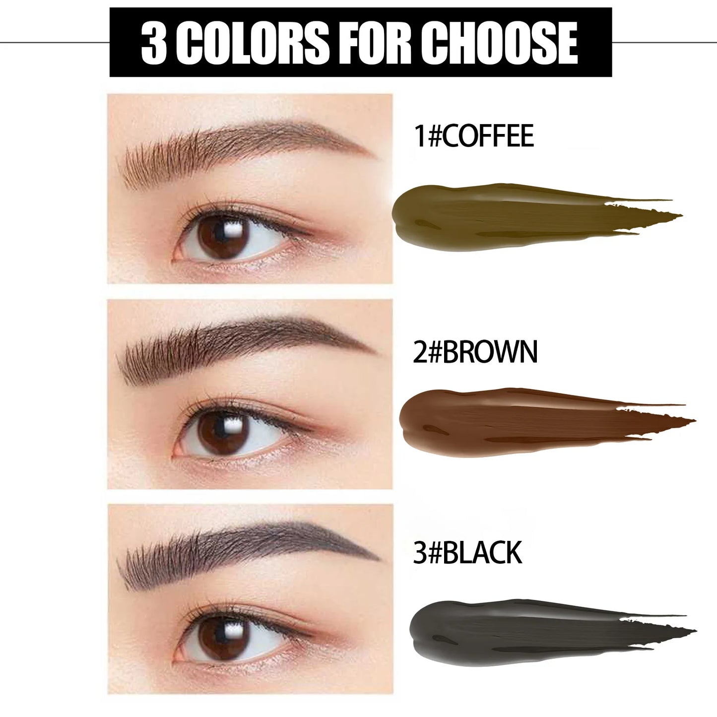 EELHOE Eyebrow Dyeing Kit Professional Eyelash Eyebrow Dyeing Cream Sweat-proof Waterproof Long-Lasting Eye Makeup Free Shipping