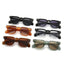 Retro Square Men Rivets Sunglasses Shades UV400 Fashion Women Green Sun Glasses