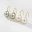 Simple Elegant Water Drop Imitation Pearl Earrings for Women Fashion Engagement Wedding Party Hook Earrings Jewelry Gifts
